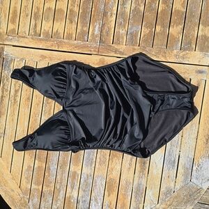 J. Crew Ruched V neck bathing suit